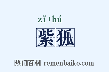 紫狐是什么意思的图片